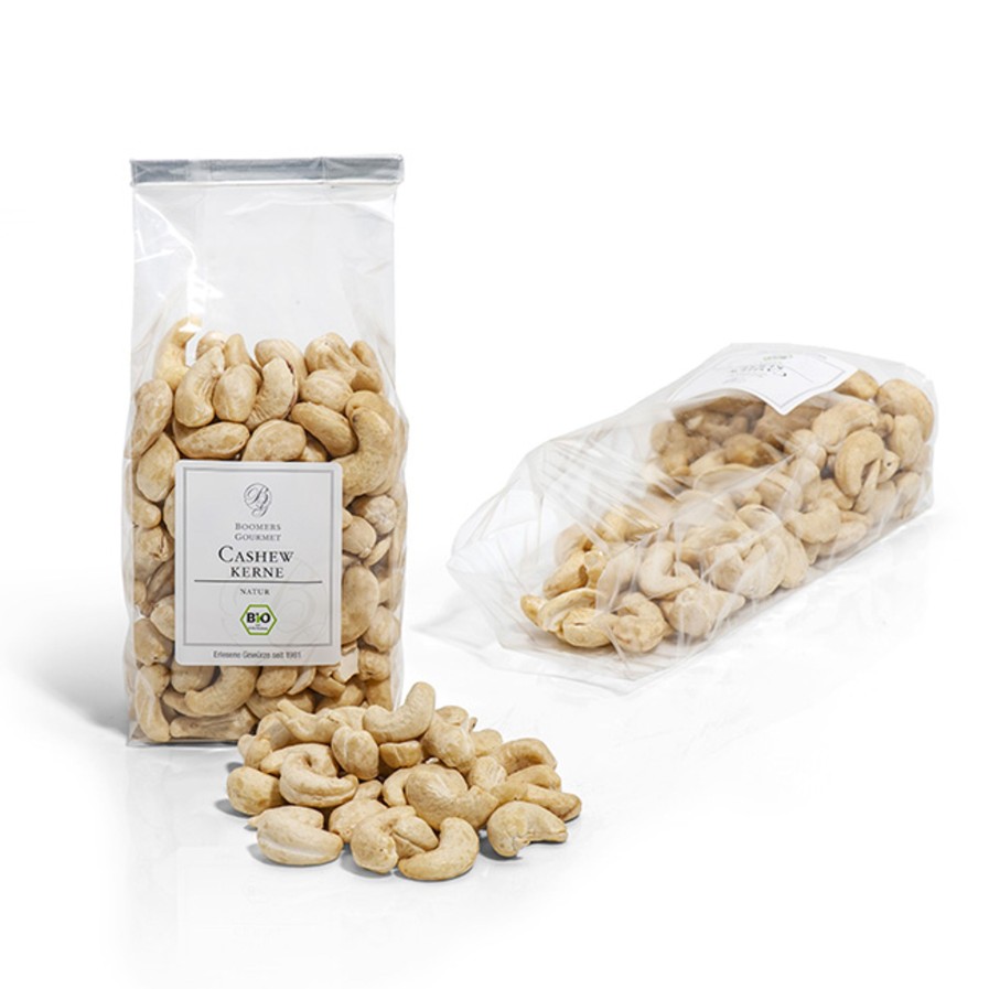 BOOMERS GOURMET Bio Cashewkerne Naturbelassene Nusse