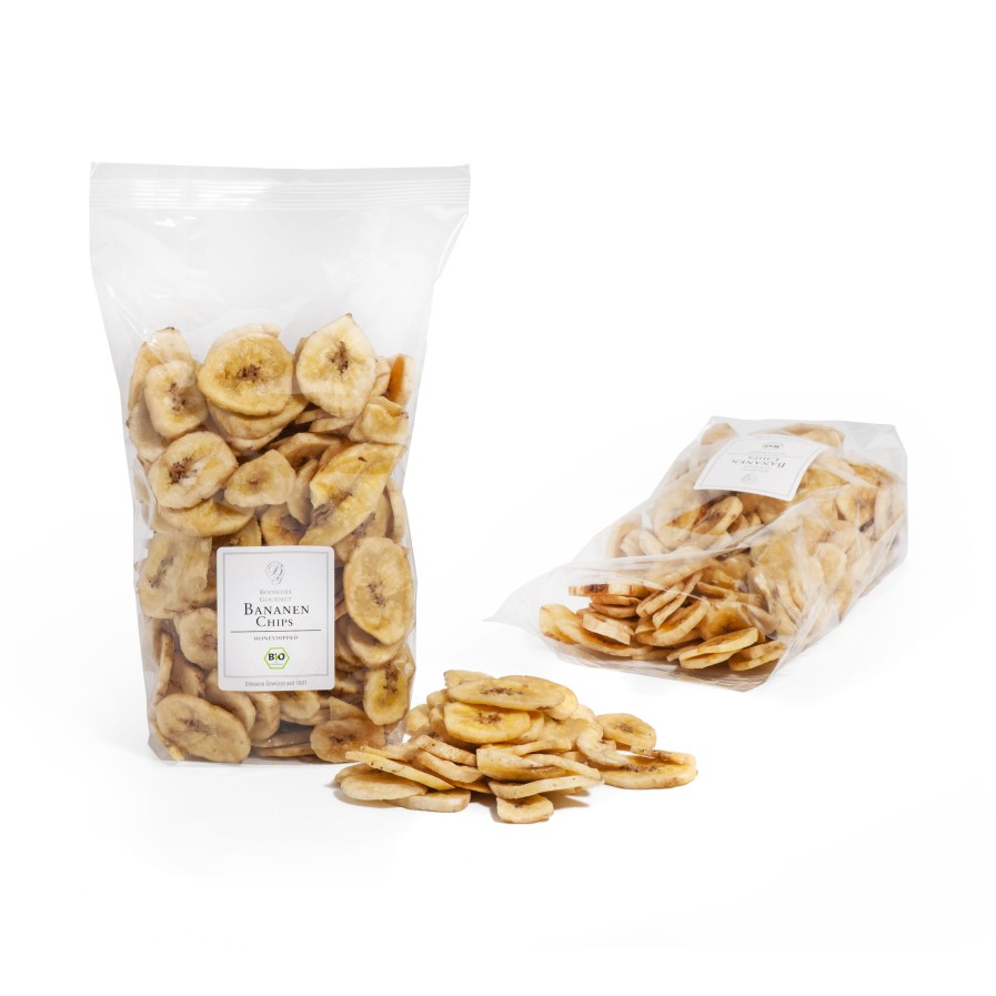 BOOMERS GOURMET Bio Bananenchips Trockenobst