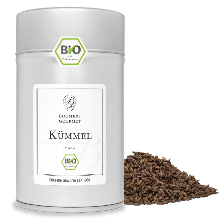 BOOMERS GOURMET Bio Kummel, Ganze Samen Bio Gewurze