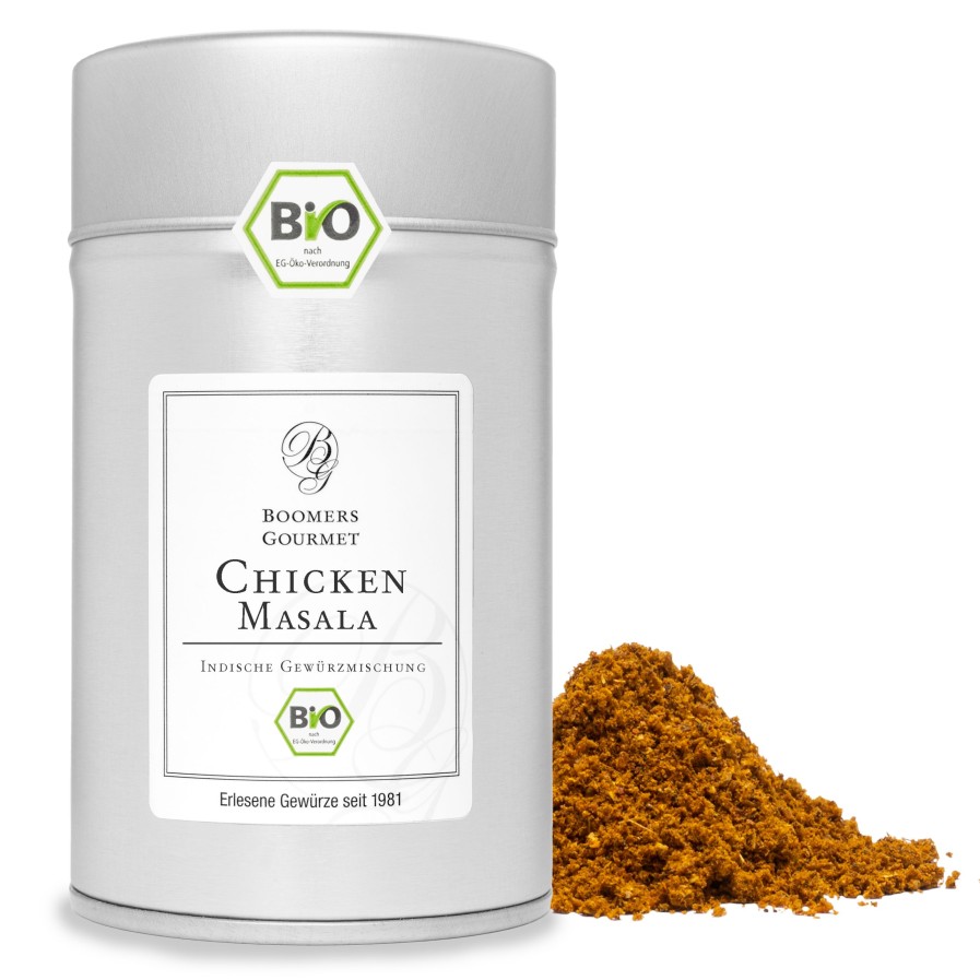 BOOMERS GOURMET Bio Chicken Masala, Indische Gewurzmischung Bio Gewurze