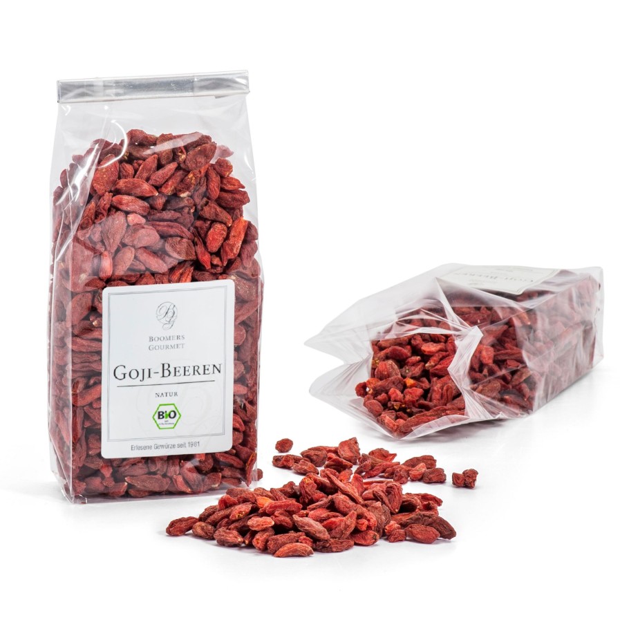 BOOMERS GOURMET Bio Goji Beeren Gefriergetrocknete Fruchte